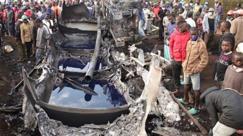 Kenyan Fuel Tanker Explodes Killing At Least 13 Bbc News