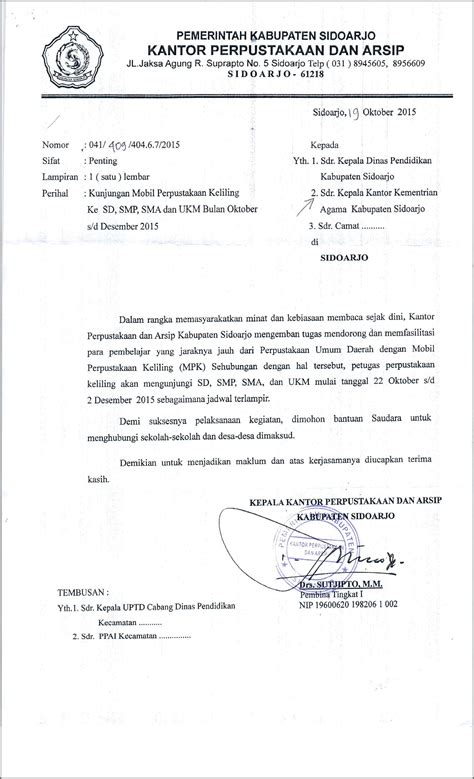 Contoh Surat Permohonan Kunjungan Dinas Surat Permohonan Desain