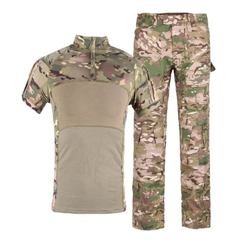 G4 Short Sleeved Outdoor Combat Training Clothing Cp Camouflage