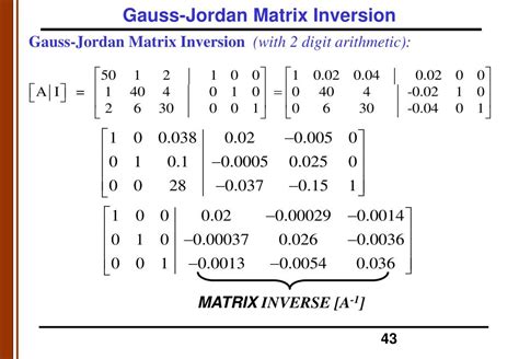 Ppt Gauss Jordan Powerpoint Presentation Free Download Id6145310