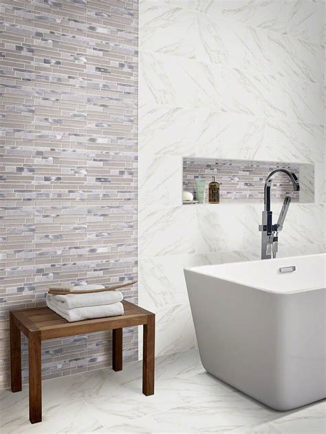 Wood Floors Plus Tile And Stone MSI Mosaic White Wave Interlocking 4mm