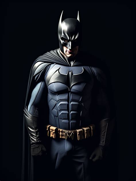 Krea Ai Professional Award Winning Portrait Batman Showin