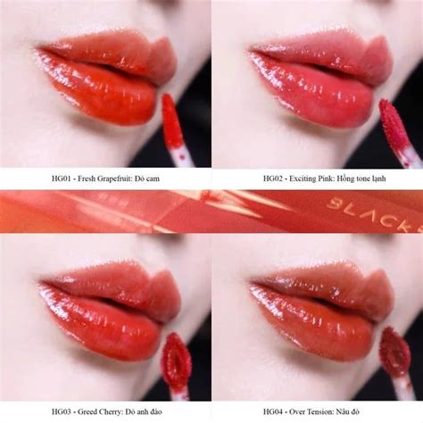 Son Bóng Black Rouge Half N Half Water Glow Màu Nâu Đỏ Hg04 3 5g