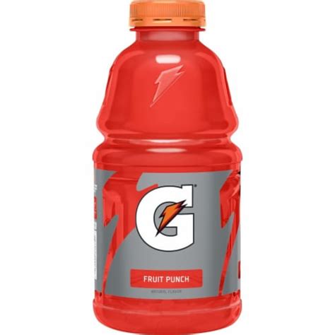 Gatorade Thirst Quencher Red Fruit Punch Electrolyte Enhanced Sports