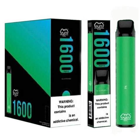 Puff Xxl 1600puffs Disposable With Valid Scratch Code Vape Pen Device