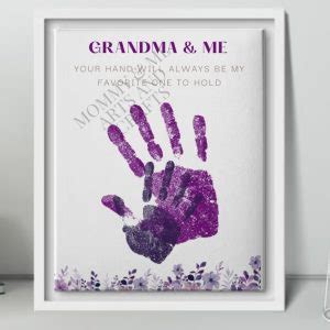 Grandma Grandpa Gigi Nana Pops Papa Handprint Cards Mommy Me