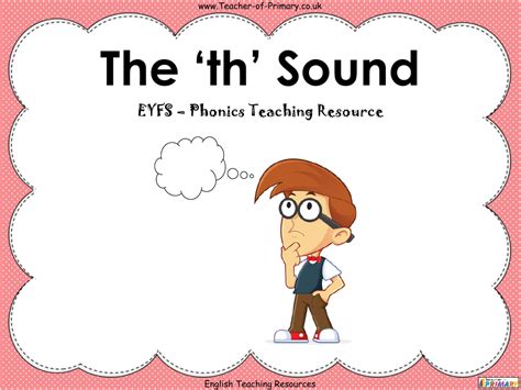 The Th Sound Phonics Teaching Powerpoint Lesson With Worksheets Powerpoint English Reception