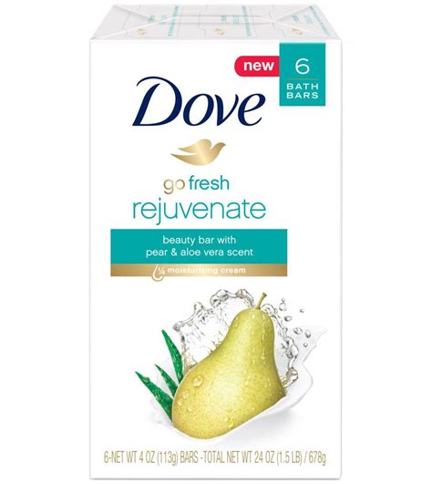 Amazon Dove Go Fresh Beauty Bar Pear And Aloe Vera Count Beauty