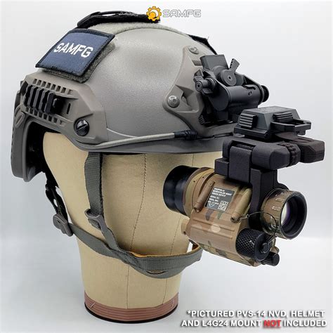 Nightwatch Monocular Pvs Modular And Adaptable Bridge Helmet Mount