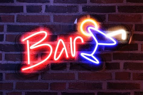 Bar Neon Sign Neon Bar Sign Custom Neon Bar Signs Neon Led Etsy In 2021 Neon Signs Neon Bar