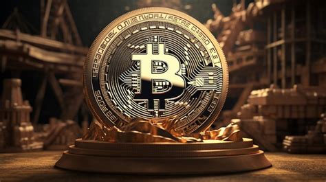 Premium Ai Image Bitcoin Art