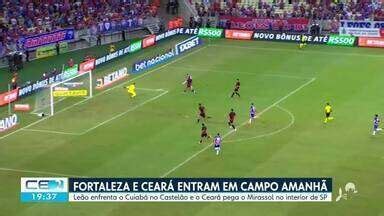 Cetv Edi O Fortaleza E Cear Entram Em Campo Pelo Campeonato