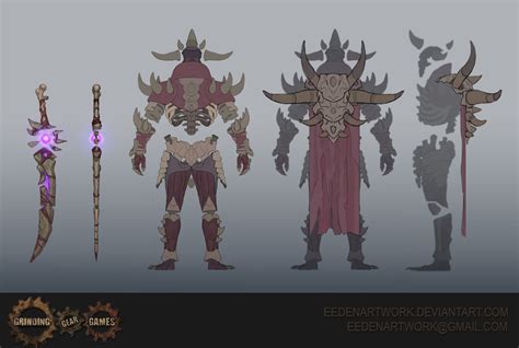 Artstation Abyssal Lich Armour Set Jaan Van Eeden Armor Concept