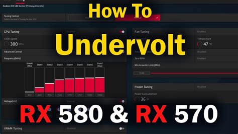 How To Undervolt AMD RX 570 And RX 580 How To Lower GPU Temp Upto 10c