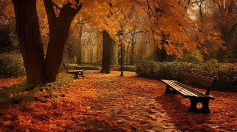 Autumn Leaf Park Background Wallpaper, Autumn Season Picture Background Image And Wallpaper for ...