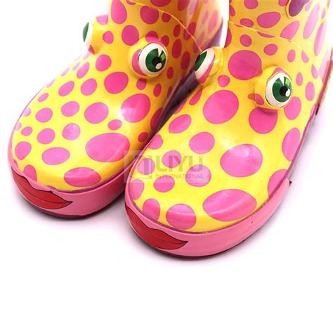 3d Frog Kids Waterproof Outdoor Rubber Boots Boys And Girls Puddle