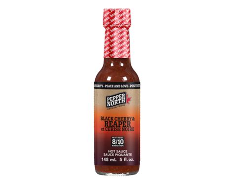 Pepper North Hot Sauce Black Cherry And Reaper 148ml