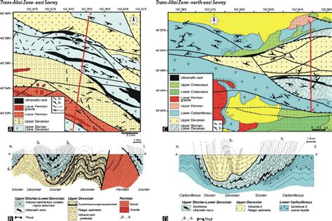 Structural Maps And Interpretative Structural Cross Sections Of The Download Scientific Diagram