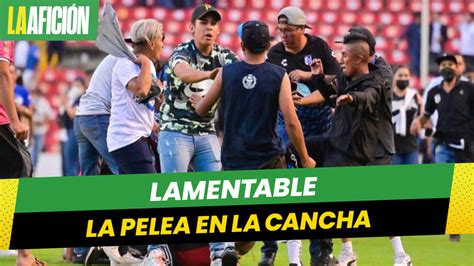 Así Inició La Pelea En La Cancha Del Querétaro Vs Atlas Video Grupo