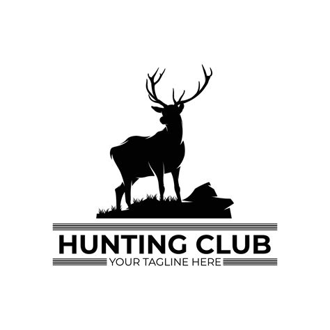 Deer Hunting Club Logo Design 21786388 Vector Art At Vecteezy