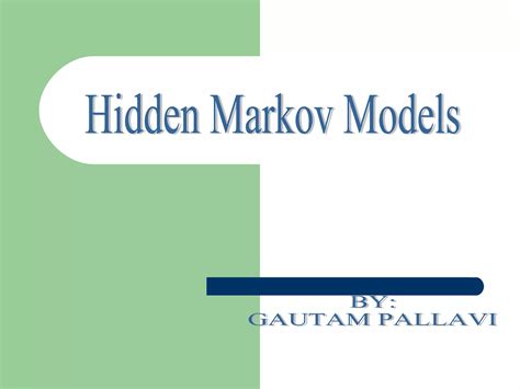 Hidden Markov Model Ppt Ppt