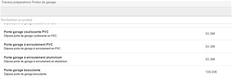 Exemple De Devis Porte De Garage Pour Chiffrer Les Travaux Tactidevis