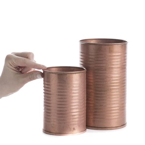 Copper Can Vase Set Vase And Bowl Fillers Home Decor