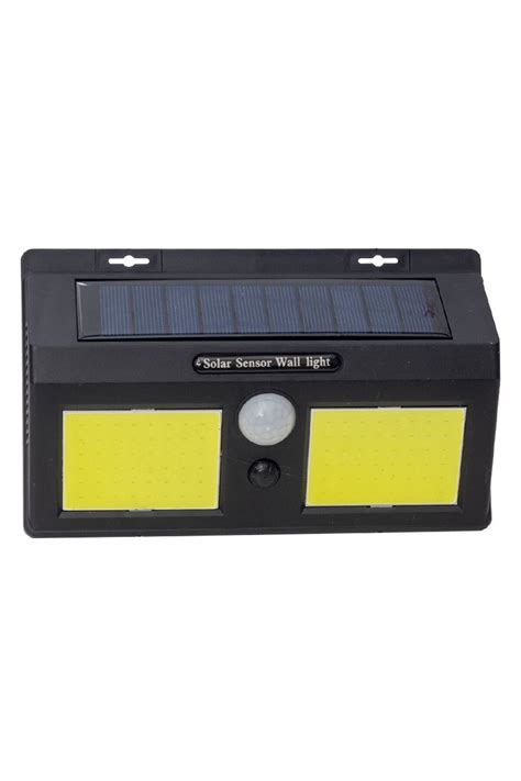 Genel Markalar Sm 8012 Sensörlü Çiftli Solar Cob Led Duvar Tipi Aplik