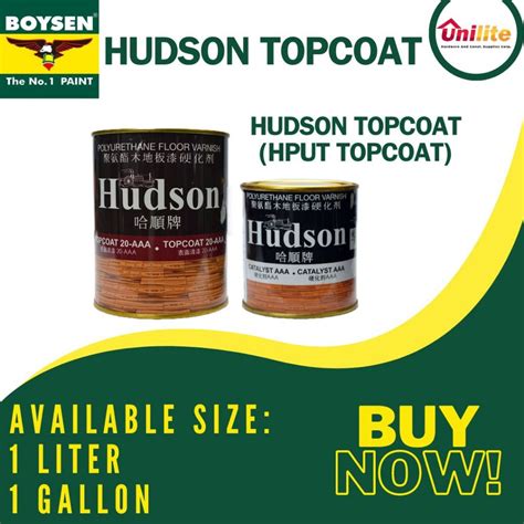 BOYSEN HUDSON TOPCOAT (1 & 4 LITER) | Shopee Philippines