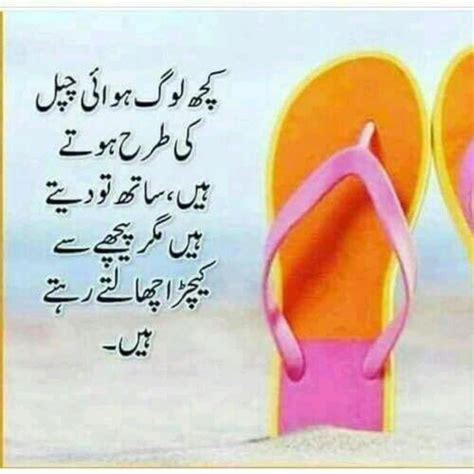 Kuch Log Hawaii Chappal Ki Tarah Hote Hain In 2023 Urdu Quotes With