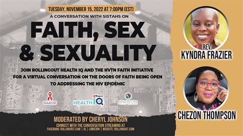 Faith Sex And Sexuality Health Iq Htvn Host Part Ii Of The Series