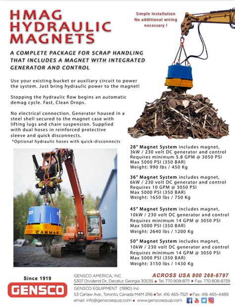 HYDRAULIC MAGNET FOR EXCAVATOR EquipmentPatrol