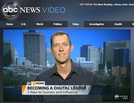 Keynote Speaker Erik Qualman Being Interviewed By ABC News About His