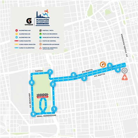 Maratón de Santiago cortes de tránsito en Día de la Madre