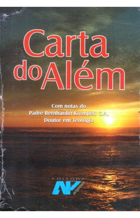 Livro Carta Do Al M Padre Bernhardin Krempel