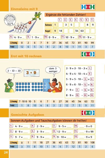 miniLÜK 2 Klasse Mathematik Welt der Zahl 1 x 1 Übungen