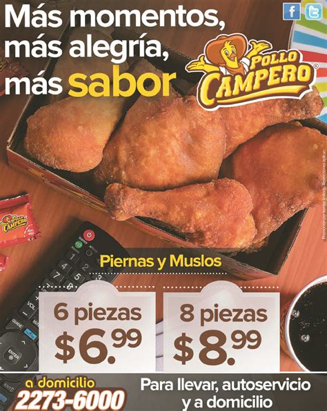 Promocion Pollo Campero A Domicilio Piernas Y Muslos De Pollo