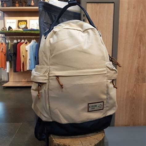 Jual EIGER TAS BACKPACK X ASTER CANVAS 22L BEIGE Shopee Indonesia