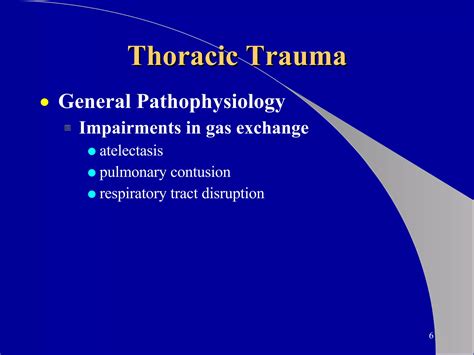 Thoracic Trauma Ppt