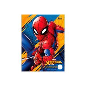 Caderno Quadriculado Brochura Univ X Mm Capa Dura Fls Spider Man