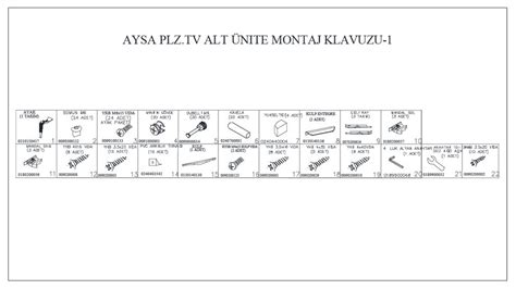 Aysa Yemek Odasi Ays Zizi Montaj Kilavuzlari