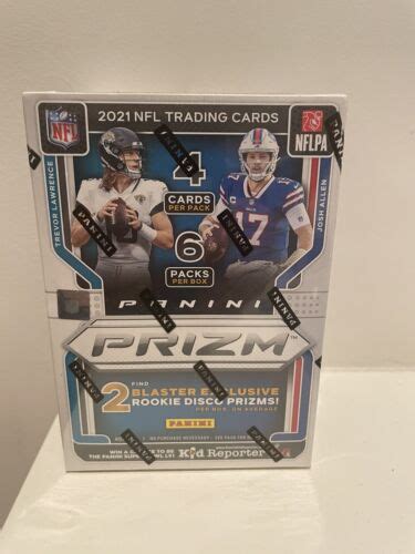 Prizm Football Blaster Box Cards Disco Orange Prizms