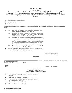 Form 10e Pdf - Fill and Sign Printable Template Online