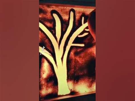 рисование песком световой столик для рисования песком - YouTube