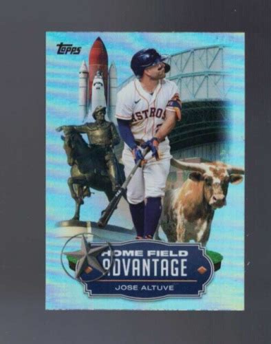 2023 Topps Series 1 JOSE ALTUVE Home Field Advantage Foil ASTROS