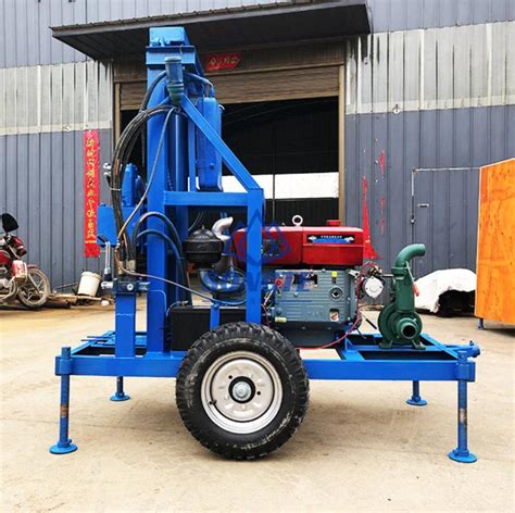 150m Trailer Type Small Water Well Drilling Rig SW 150W Songte The