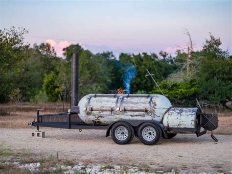 Offset Smokers — Mill Scale Metalworks Offset Smoker Custom Bbq Pits