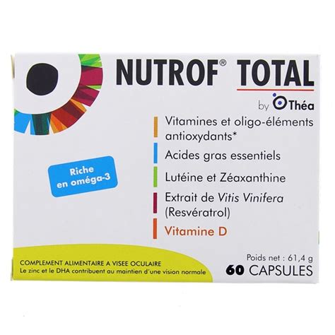 Nutrof Total 60 capsules Théa Vision