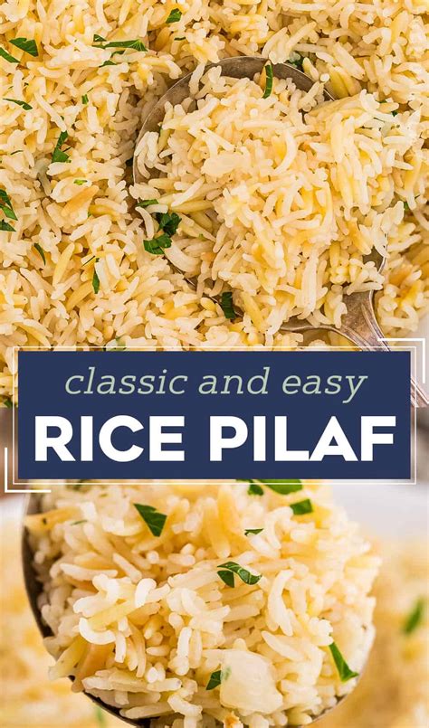 Classic Rice Pilaf The Chunky Chef