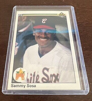 1990 Upper Deck Sammy Sosa Rookie Card Birthday Error Card EBay